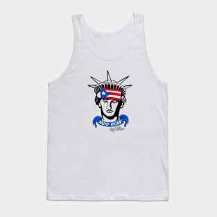 Nuyorican Statue (White) Tank Top